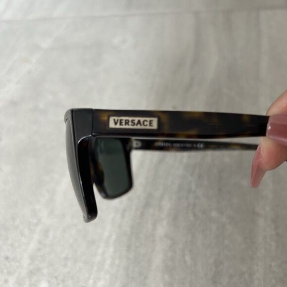 Versace Black Women’s Rectangle Biggie Sunglasses Shades With Case main image 5